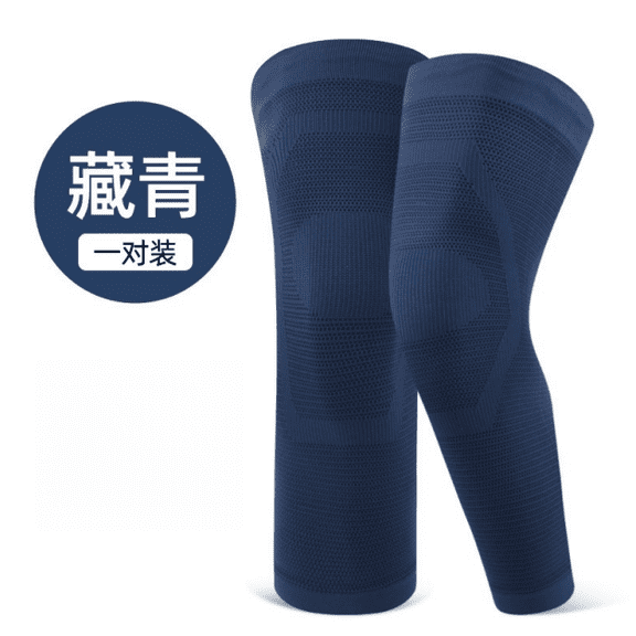 Mictong women's and men's knee pads, warm knee pads, comfortable knee pads, non slip knee pads suitable for daily activities, sports, and cold weather protection, 1 piece, S/M, navy blue