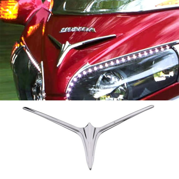 Chrome ABS Motorcycle Upper Fairing Eyebrow Trim Accent Decoration For Honda Gold Wing GL 1800 2012 2013 2014 2015 2016 2017