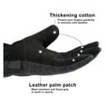 thumbnail image 5 of Leather Winter Thermal Warm Protective Motorcycle Gloves Windproof Glove ,Flexible and Comfortable, 5 of 7