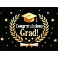 thumbnail image 5 of LUUFILx Graduation Celebration Backdrop Banner Congratulations Grad Party Supplies Decorations Celebration Photography Background Event Props, 5 of 9