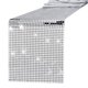 thumbnail image 1 of 2025 Table Runner Oil-proof Fadeless Tear Resistant Anti-deform Square Silver Sequin Mirror Disco Table M, 1 of 5