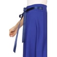 thumbnail image 5 of Women's Solid A-line Casual High Waist Bow Tie Belted A Line Midi Knee Length Skirts, 5 of 6