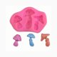 thumbnail image 1 of Paquete de 2 moldes de silicona en forma de hongo, llavero vegetal en forma de hongo, moldes de silicona, moldes de arcilla de caramelo de chocolate para postres DIY, moldes de cubitos de hielo de cristal, decoración de cupcakes hecha a mano Ormromra WMSS-470, 1 of 8