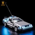 thumbnail image 5 of LIGHTAILING Led Light Kit for Legos Creator Expert 10300 Back to The Future Time Machine Building Blocks Model(Not Include the Building Model), 5 of 9