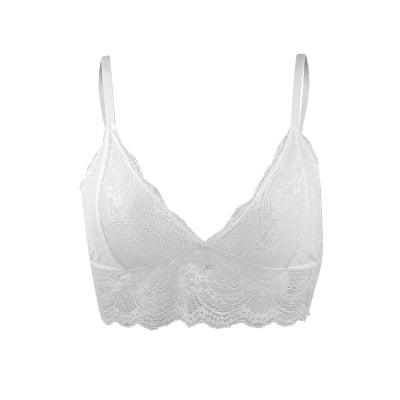 Ladies Sexy Halter Underwear Intimate Bra 3/4 Cups Crop Top Unlined Soft Bras