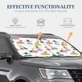 thumbnail image 4 of Balery 2 Piece Yoga Dogs Poses Car Windshield Sun Shade|Foldable Front Windshield Shade for Car Front Window for Most Sedans SUV Truck-Large, 4 of 7