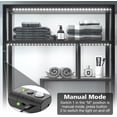 thumbnail image 3 of WOBANE Motion Sensor Closet Strip Lights, Rechargeable Motion Activated Light, Battery Powered 6.56ft LED Strip, 60 LEDs Homelife Bar for Wardrobe,Stair,Pantry,Counter,Cabinet,Bed,6000K White,Black, 3 of 7