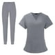 thumbnail image 5 of Conjunto de uniforme de enfermería para hombre y mujer, ropa de trabajo de enfermera, uniforme de enfermería para cosmetología SPA XL Yuyangstore  Uniformes de trabajo, 5 of 8
