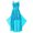 Turquoise, variant on CHICTRY Big Girls Juniors Allover Sequins High Waist Wedding Birthday Party Dress Proms Ball Gown Navy Blue 12