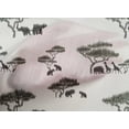 thumbnail image 4 of oneOone Cotton Poplin Fabric Tree & Animals Ikat Printed Fabric 1 Yard 56 Inch Wide, 4 of 4