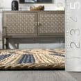 thumbnail image 3 of nuLOOM Nalle Tilted Stripes Jute Area Rug, 5' x 8', Blue, 3 of 9