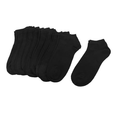 Unique Bargains - Man Men Elastic Cuff Textured Low Cut Sheer Socks ...