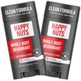 thumbnail image 1 of Desodorante para todo el cuerpo HAPPY NUTS para hombre, 78 ml (paquete de 2), 1 of 7