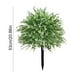 thumbnail image 3 of Arbusto artificial con estacas para el suelo | Planta artificial realista para jardín exterior y decoración interior | Vegetación artificial de plástico para paisajismo de patio, terraza y jardín, 3 of 7