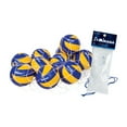 thumbnail image 1 of Mikasa MBB 16 Ball Net Bag - All Purpose Polyester Sack For Sport Equipments, White and Blue, 1 of 4