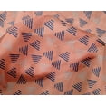 thumbnail image 4 of oneOone Tissu Tabby en Soie Tissu à Blocs Triangulaires Imprimé Tissu de Couture BTY 42 Pouces de Large, 4 of 4