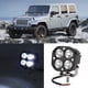 thumbnail image 1 of Spot Focos Universales 40W LED Luz De Trabajo Cuadrada Lámpara De Conducción Para Automóvil SUV, 1 of 7