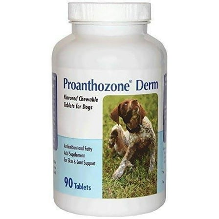 Proanthozone Derm Chewable Tablets for Dogs 90 count