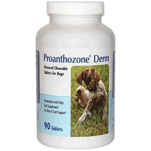 Proanthozone Derm Chewable Tablets for Dogs 90 count