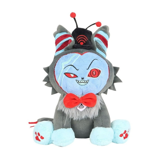 Peluche, Peluches de Halloween, Juguete de Peluche, Hasbin Hotel, Peluche de Hazbin Hotel, Personajes Lindos Meow Anime Peluches, Juguetes de Muñecas de Gato Rellenas Regalos para Fans Niños Niñas