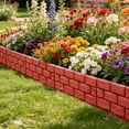 thumbnail image 2 of Sentmoon Outdoor Fence Small Fence for Garden Plastic Garden Fence Modular Landscaping Border Villa Courtyard Vegetable Garden Barrier Outdoor Connectable Picket Fence Panel, 2 of 7