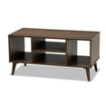 thumbnail image 1 of Baxton Studio Table Basse Finition Marron, 1 of 7