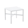 thumbnail image 2 of My Texas House Cambria Outdoor Steel End Table, White, 2 of 8