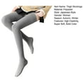 thumbnail image 7 of Jiaroswwei 1 Pair 80cm Japanese Style Solid Color High Elasticity Non-slip Silicone Thigh Stockings Autumn Winter Women Over Knee Socks, 7 of 7