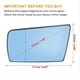thumbnail image 3 of Reversing Mirror Lens Mirror Glass Lens for Benz W210 A2028100821, 3 of 5