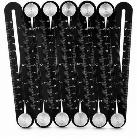 12 Fold Aluminum Alloy Ruler Multi Angle Measuring Rulers Ceramic Tile Opening Tools