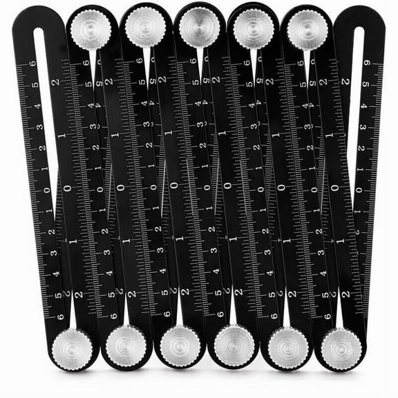 12 Fold Aluminum Alloy Ruler Multi Angle Measuring Rulers Ceramic Tile Opening Tools