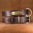 thumbnail image 3 of Pet Artist Genuine Leather Customized Dog Collars Personalized Pet Name ID Tags Free Engraved, 3 of 12