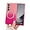Pink&Rose Red, variant on Magnetic Case for Samsung Galaxy Z Fold 4 Case Hinge Protection & Luxury Gradient Desgin, [Compatible with MagSafe] Full Body Anti-Scratch Slim Soft Rubber Shockproof Case, Blue&Pink