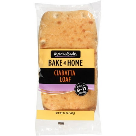 Marketside Bake at Home Ciabatta Loaf, 12 oz