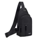 thumbnail image 1 of Bolsa de mensajero de los hombres Correa para el hombro Bolsa de mensajero de pecho con agujero USB y auriculares Agujero Senderismo Mochila Multiusos, 1 of 7