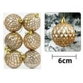 thumbnail image 2 of Xuniizn Christmas Ornaments Christmas Ball Ornaments with Strings, Shatterproof Christmas Bulbs, Hanging Decorations for Xmas Tree, Holiday, Wedding, Party, 2 of 2