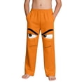 thumbnail image 2 of ATOGUTA Lounge Pants for Boy Funny Graphic Sweatpants Athletic Sports Pants for Kids Size 4T-14, Orange, 2 of 5
