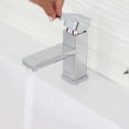 thumbnail image 6 of Stylish Single-Handle Polished Chrome Bathroom Faucet Height 6" B-103C, 6 of 12