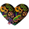 thumbnail image 2 of Mirage Pet 1377-CTYHT6 Mardi Gras Masquerade Canvas Heart Dog Toy - 6 in., 2 of 2