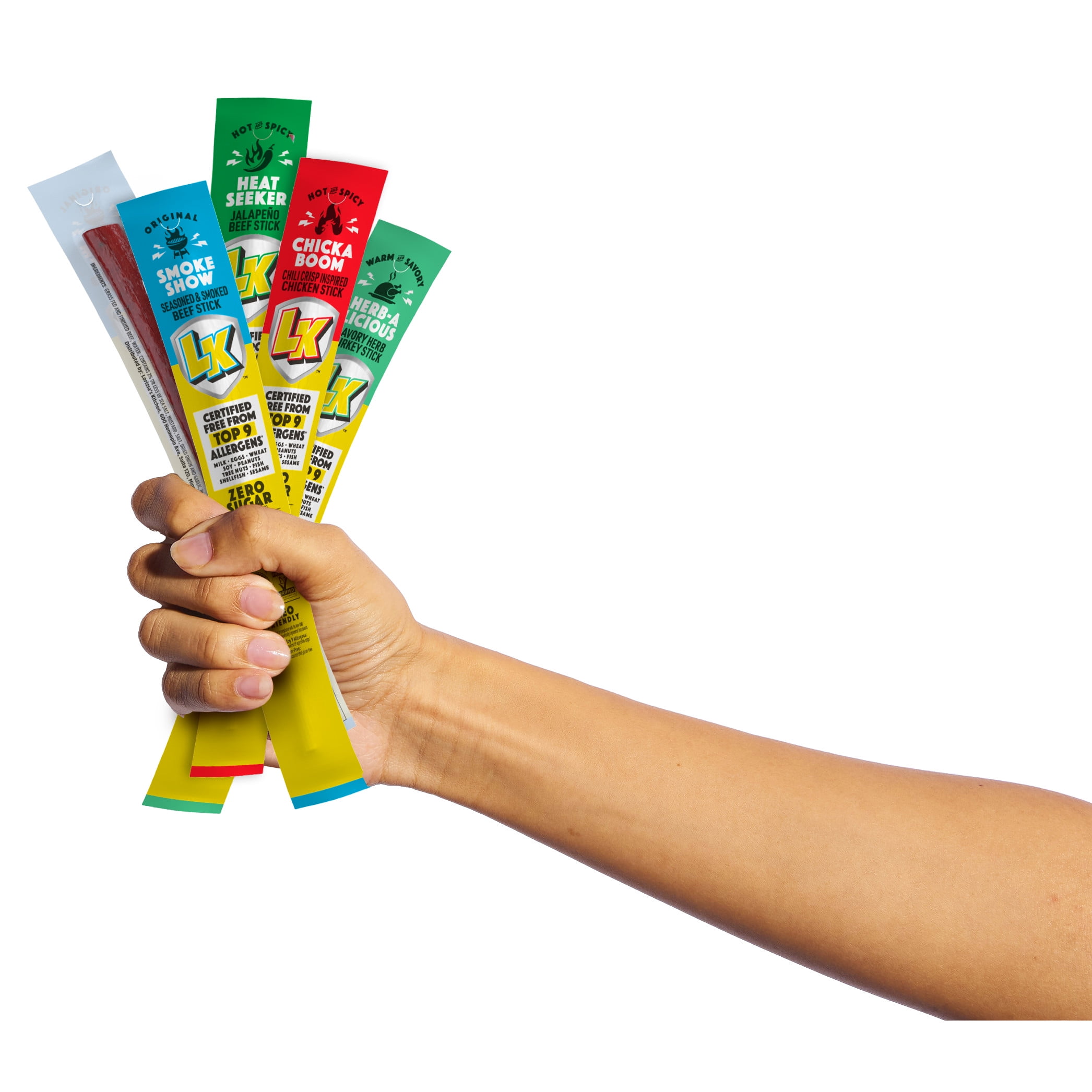 (24 pack) Lorissa's Kitchen, Jalapeño Beef Stick, 1 Ounce, Individually Wrapped Snack Stick
