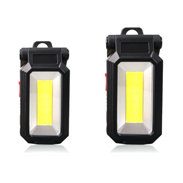 Linterna de campo con luz de trabajo magnética recargable COB (W559 grande)