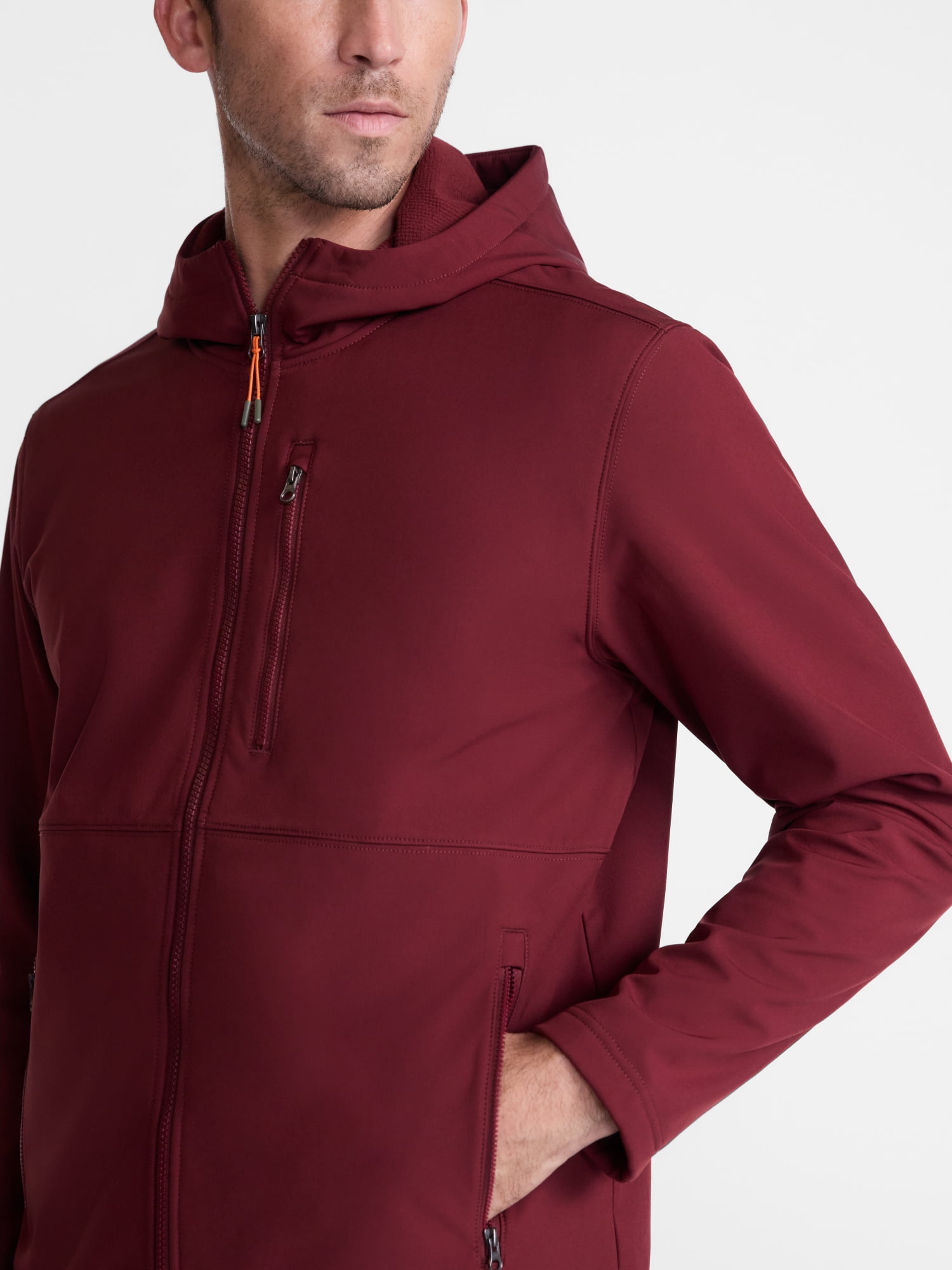 Ozark Trail Men's and Big Men's Softshell Jacket with Hood, Sizes S-3XL