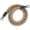 Black_1M, variant on OIUR 1/1.5/2M Natural Braided Jute Rope, Heavy Duty Woven Twine Rope for Crafts, Queue Barrier Rope with Metal Hooks
