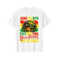 thumbnail image 1 of Juneteenth Celebrating Black White Freedom Women African American T-Shirt TEE TOP, 1 of 6