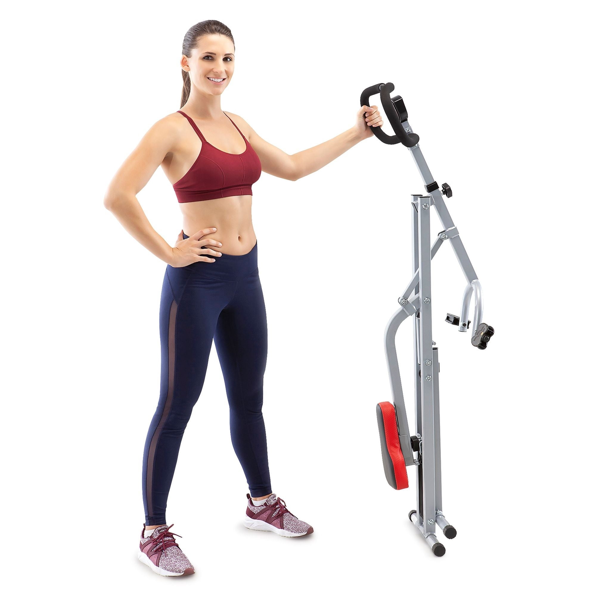 Marcy Fitness Squat Rider Machine Bench, Black, Steel Frame, 28 lb