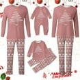 thumbnail image 5 of Shadoumai Matching Family Christmas Pajamas For Couples, Xmas Tree Print Tops Long Sleeve Holiday Sleepwear Sets For Mom Dad Fall Clothes, 5 of 6