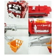 thumbnail image 2 of MesaSe Simulation Fire Truck Safe Impact Resistant Pull Back Fire Engine Toys With Telescopic 360 Degree Rotary Ladder Red, 2 of 13