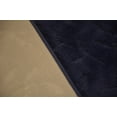 thumbnail image 6 of Machine Washable Custom Size Runner Rug Solid Scroll Floral Navy Blue Color Slip skid Resistant Latex Back Rug Runner Customize Length By Feet and 25.5" Width, 6 of 10