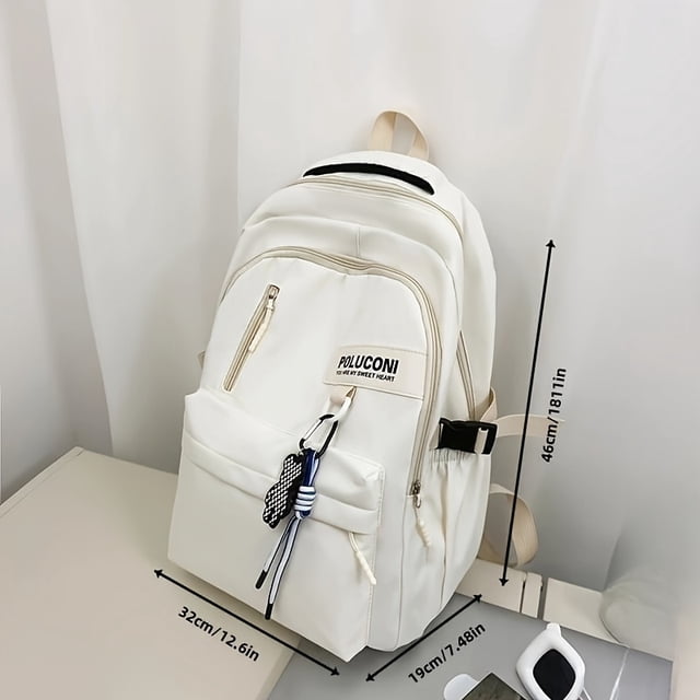 1pc Simple Fashion Waterproof Backpack, Casual Travel Backpack