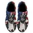 thumbnail image 2 of BoStn Terrier American flag Patriot Shoes Sneakers Black Size 3.5, 2 of 7